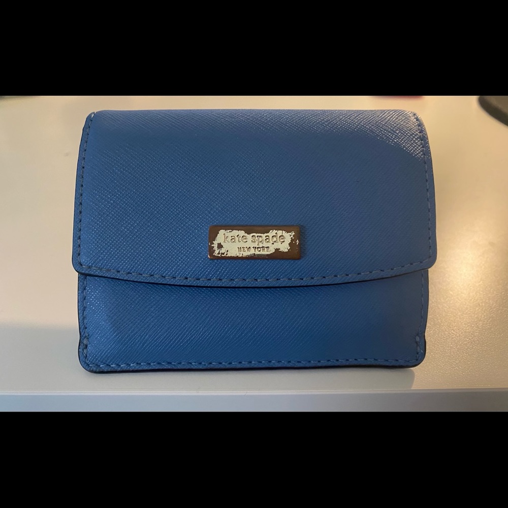 Kate Spade Flap Wallet - Blue